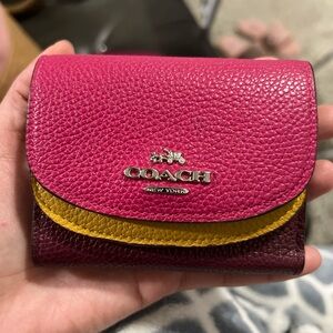 Coach compact wallet
